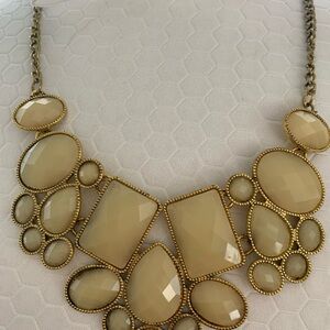 Elegant Gold Statement Necklace